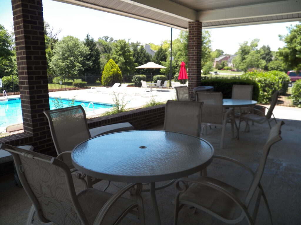 Covered Patio at Pool